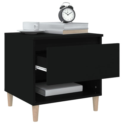 Nachttisch Schwarz 50x46x50 cm Holzwerkstoff - Pazzar.ch