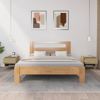 Nachttische 2 Stk. Sonoma-Eiche 50x46x50 cm Holzwerkstoff - Pazzar.ch