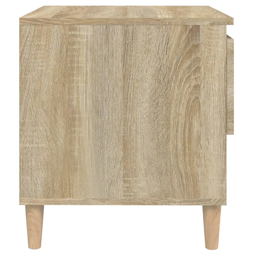 Nachttische 2 Stk. Sonoma-Eiche 50x46x50 cm Holzwerkstoff - Pazzar.ch