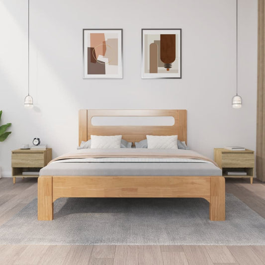 Nachttische 2 Stk. Sonoma-Eiche 50x46x50 cm Holzwerkstoff - Pazzar.ch