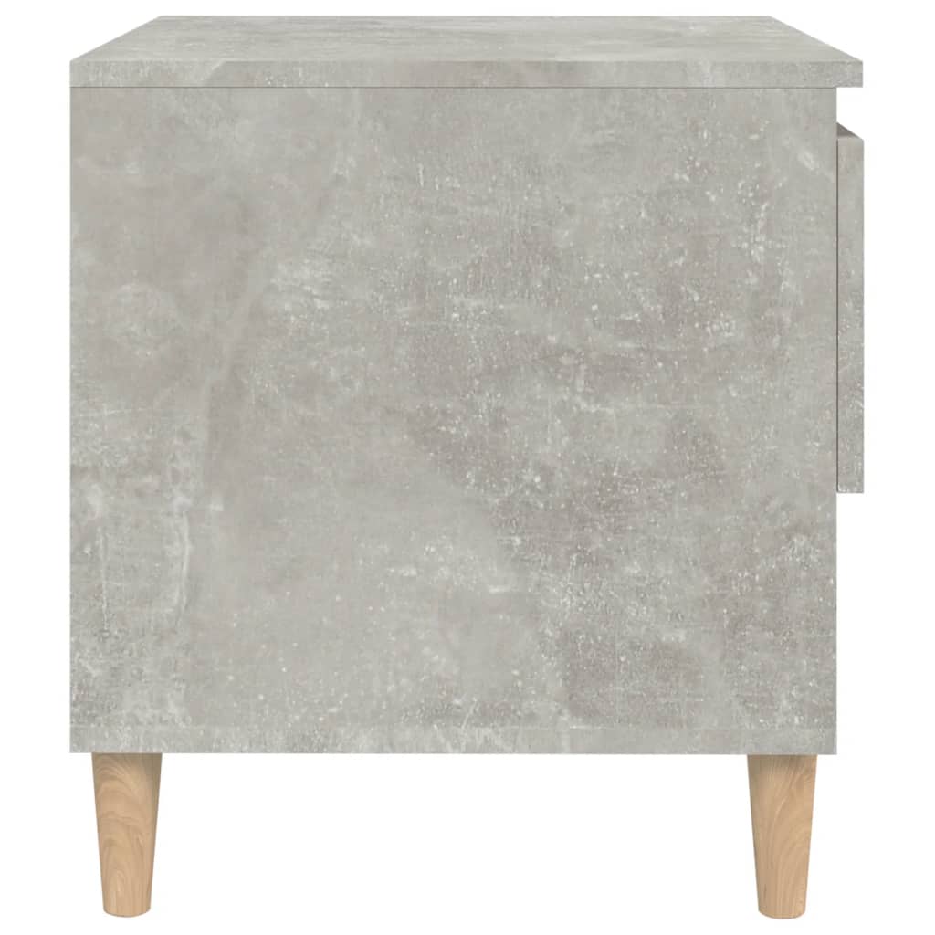Nachttisch Betongrau 50x46x50 cm Holzwerkstoff - Pazzar.ch