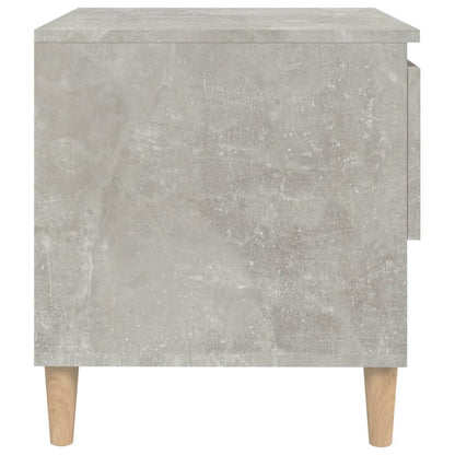 Nachttisch Betongrau 50x46x50 cm Holzwerkstoff - Pazzar.ch