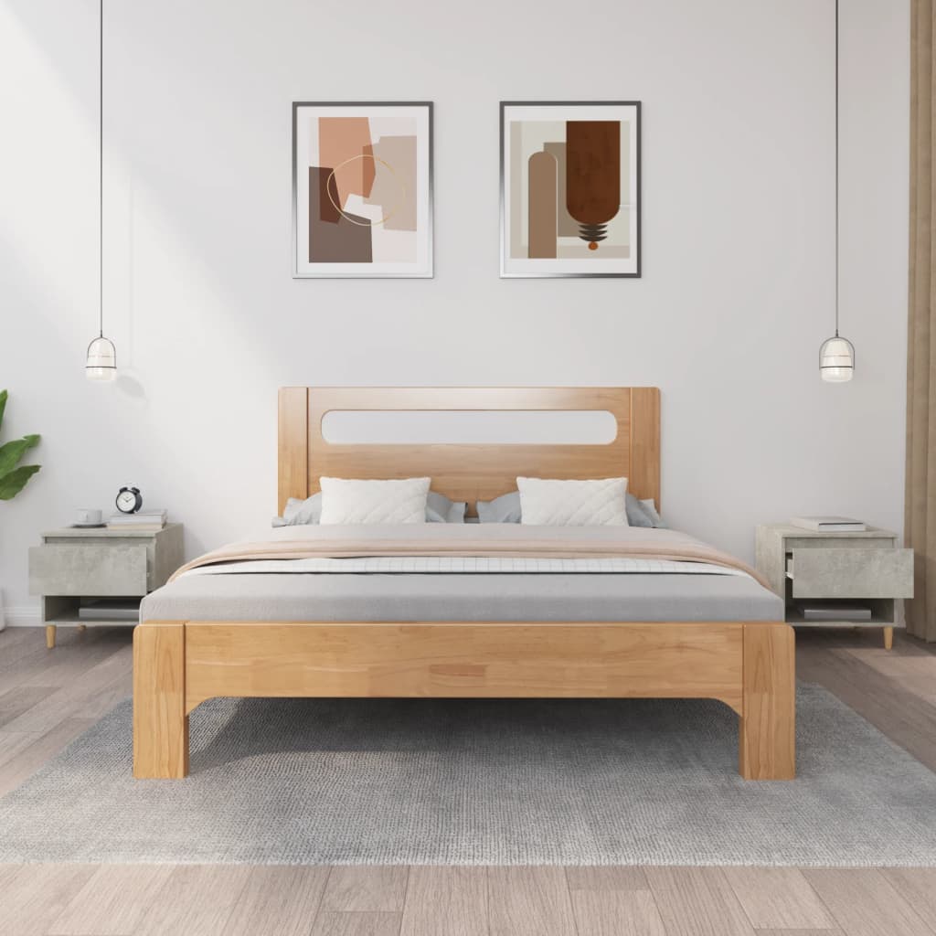 Nachttische 2 Stk. Betongrau 50x46x50 cm Holzwerkstoff - Pazzar.ch