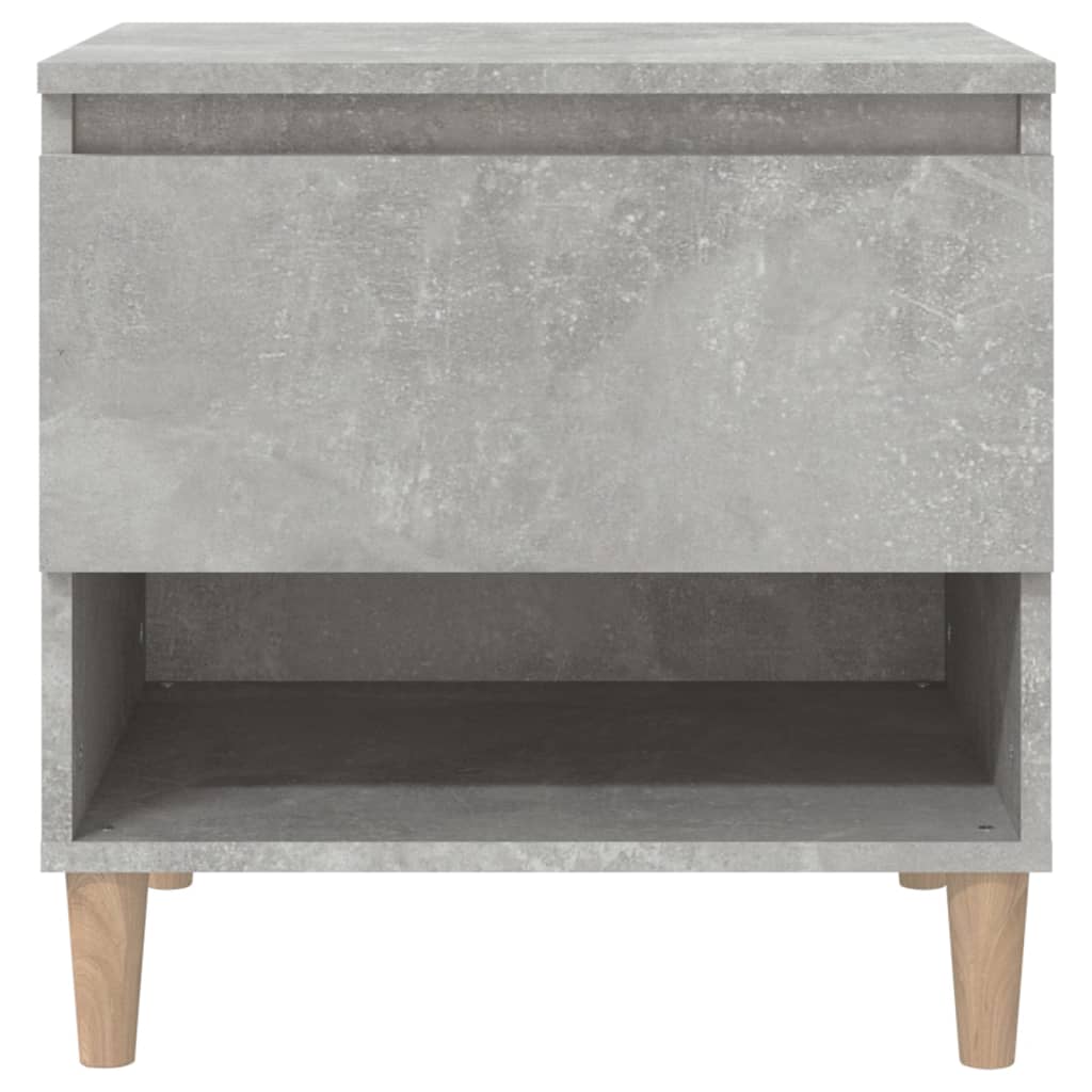 Nachttische 2 Stk. Betongrau 50x46x50 cm Holzwerkstoff - Pazzar.ch