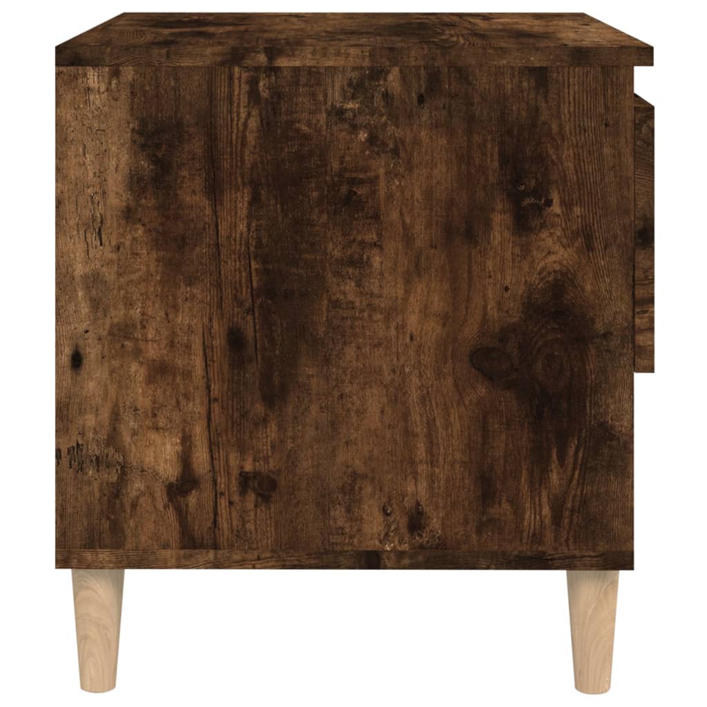 Nachttisch Räuchereiche 50x46x50 cm Holzwerkstoff - Pazzar.ch