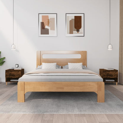 Nachttische 2 Stk. Räuchereiche 50x46x50 cm Holzwerkstoff - Pazzar.ch