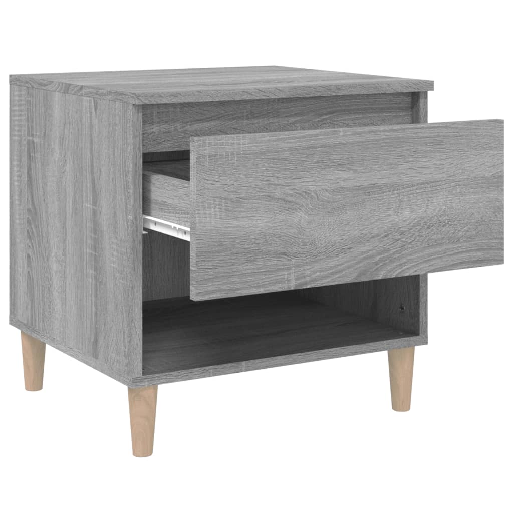 Nachttisch Grau Sonoma 50x46x50 cm Holzwerkstoff - Pazzar.ch
