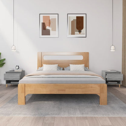 Nachttische 2 Stk. Grau Sonoma 50x46x50 cm Holzwerkstoff - Pazzar.ch