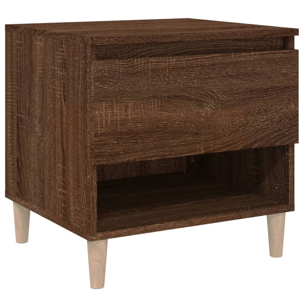 Nachttisch Braun Eichen-Optik 50x46x50 cm Holzwerkstoff - Pazzar.ch