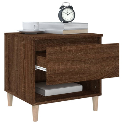 Nachttisch Braun Eichen-Optik 50x46x50 cm Holzwerkstoff - Pazzar.ch