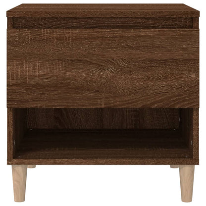 Nachttische 2 Stk. Braun Eichen-Optik 50x46x50 cm Holzwerkstoff - Pazzar.ch
