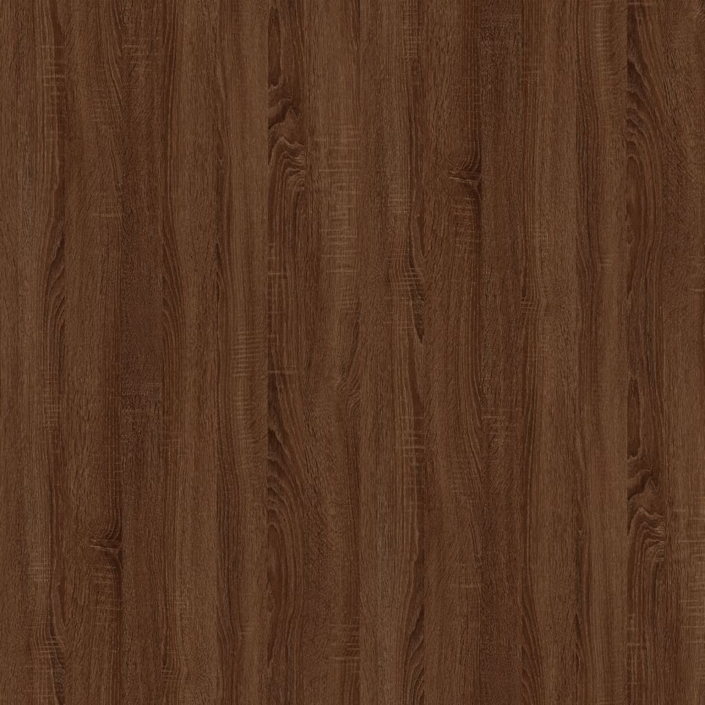 Nachttische 2 Stk. Braun Eichen-Optik 50x46x50 cm Holzwerkstoff - Pazzar.ch