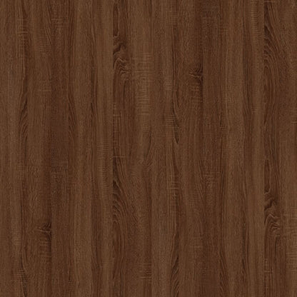 Nachttische 2 Stk. Braun Eichen-Optik 50x46x50 cm Holzwerkstoff - Pazzar.ch