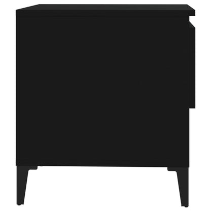 Beistelltisch Schwarz 50x46x50 cm Holzwerkstoff - Pazzar.ch