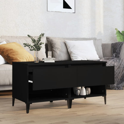 Beistelltische 2 Stk. Schwarz 50x46x50 cm Holzwerkstoff - Pazzar.ch