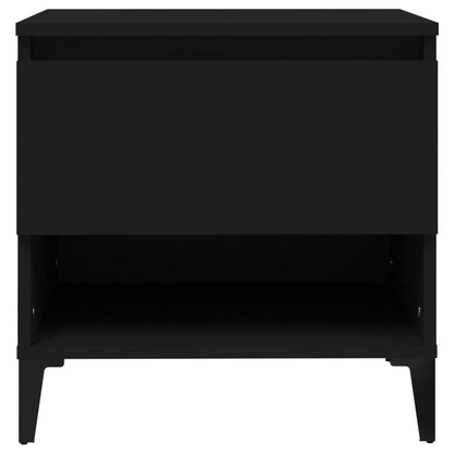 Beistelltische 2 Stk. Schwarz 50x46x50 cm Holzwerkstoff - Pazzar.ch
