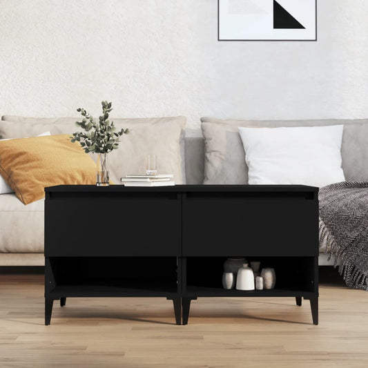 Beistelltische 2 Stk. Schwarz 50x46x50 cm Holzwerkstoff - Pazzar.ch