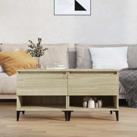 Beistelltische 2 Stk. Sonoma-Eiche 50x46x50 cm Holzwerkstoff - Pazzar.ch