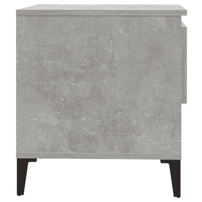 Beistelltische 2 Stk. Betongrau 50x46x50 cm Holzwerkstoff - Pazzar.ch