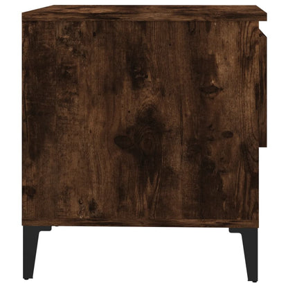 Beistelltische 2 Stk. Räuchereiche 50x46x50 cm Holzwerkstoff - Pazzar.ch