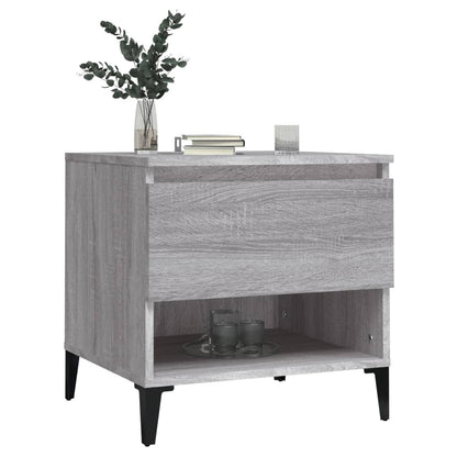 Beistelltisch Grau Sonoma 50x46x50 cm Holzwerkstoff - Pazzar.ch