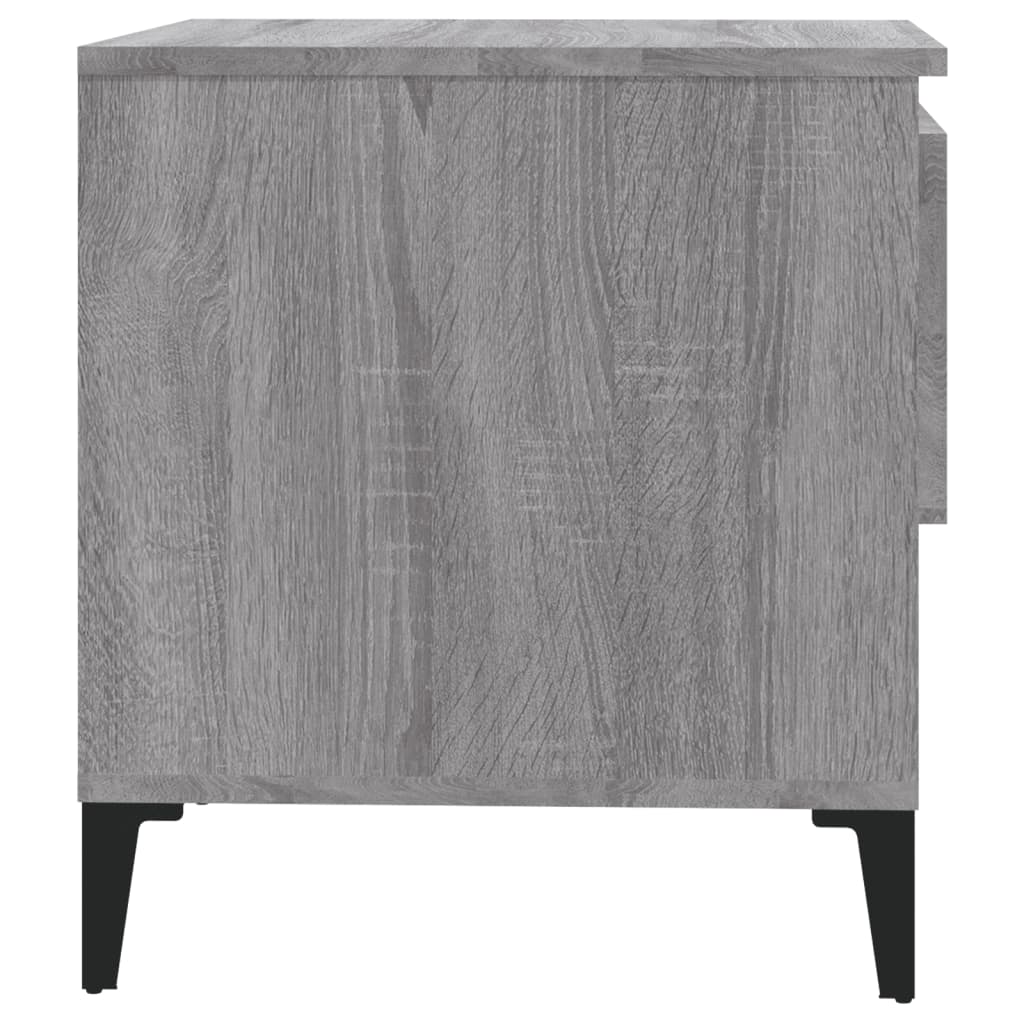 Beistelltisch Grau Sonoma 50x46x50 cm Holzwerkstoff - Pazzar.ch