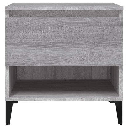 Beistelltische 2 Stk. Grau Sonoma 50x46x50 cm Holzwerkstoff - Pazzar.ch