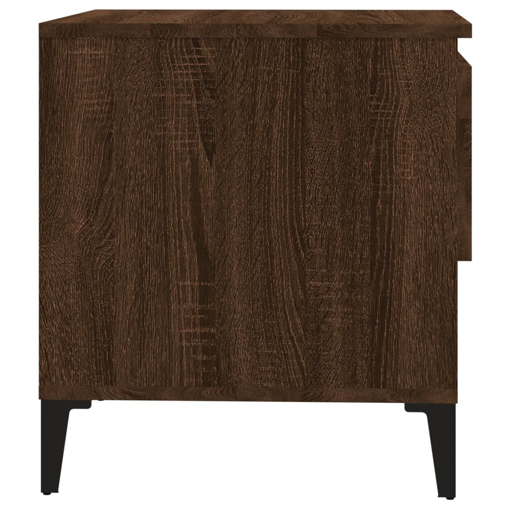 Beistelltische 2 Stk. Braun Eichen-Optik 50x46x50 cm - Pazzar.ch