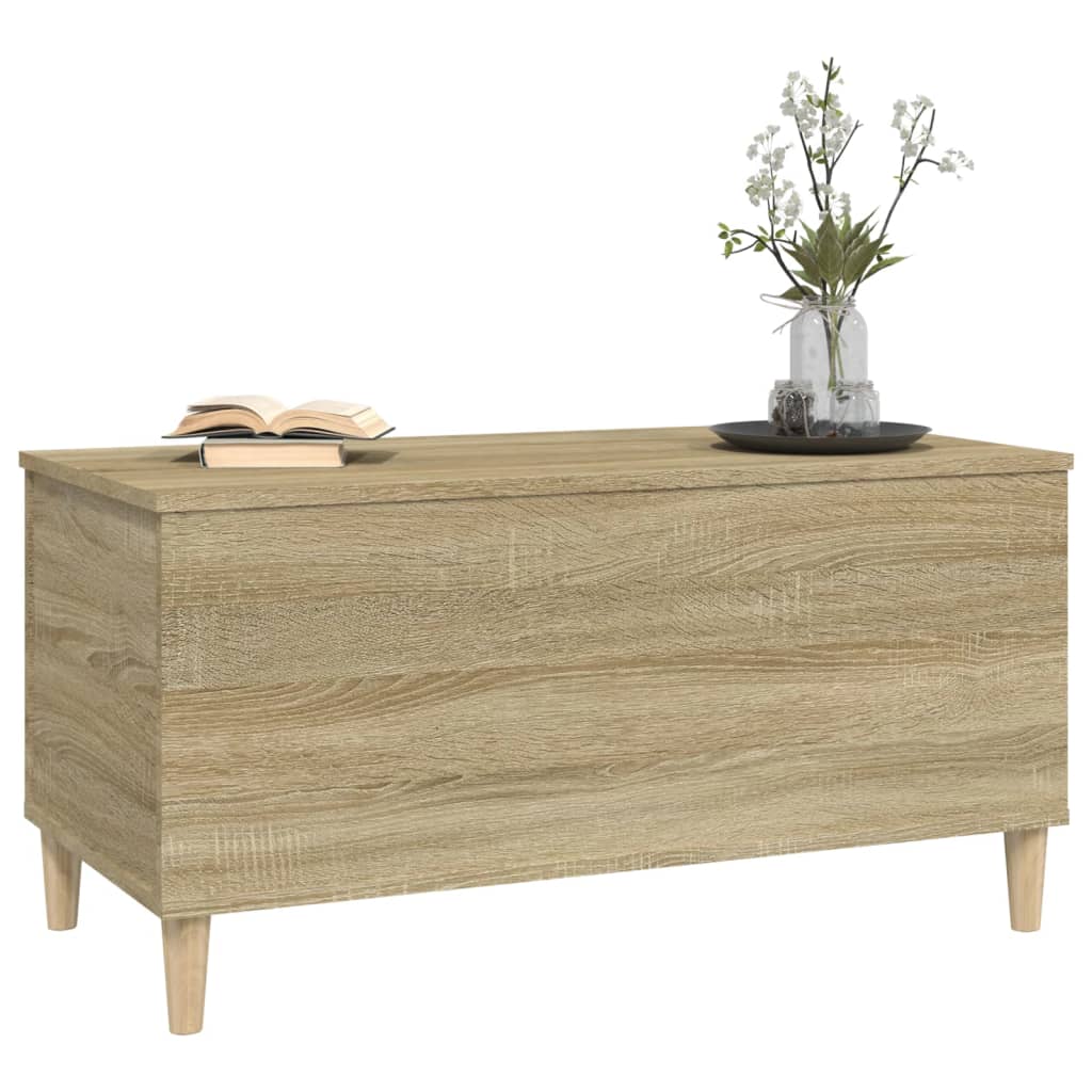 Couchtisch Sonoma-Eiche 90x44,5x45 cm Holzwerkstoff - Pazzar.ch