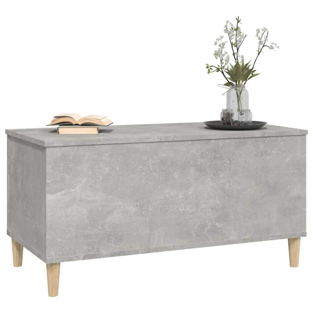Couchtisch Betongrau 90x44,5x45 cm Holzwerkstoff - Pazzar.ch