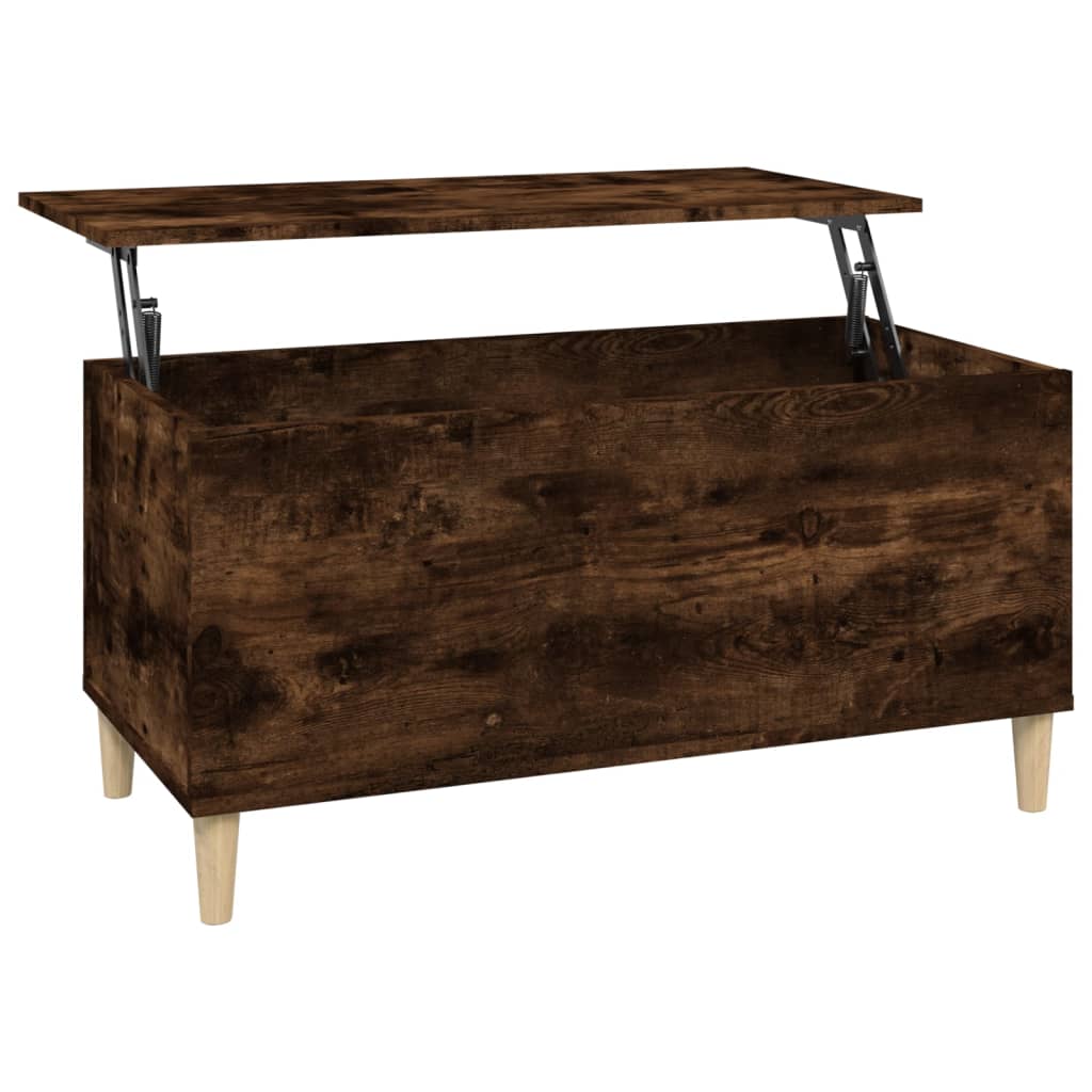 Couchtisch Räuchereiche 90x44,5x45 cm Holzwerkstoff - Pazzar.ch