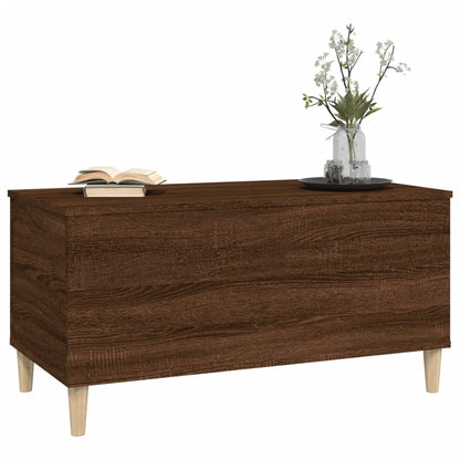 Couchtisch Braun Eichen-Optik 90x44,5x45 cm Holzwerkstoff - Pazzar.ch