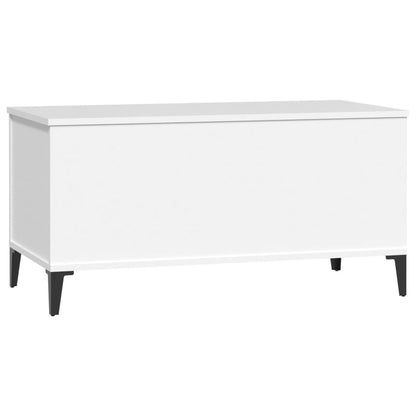 Couchtisch Weiß 90x44,5x45 cm Holzwerkstoff - Pazzar.ch