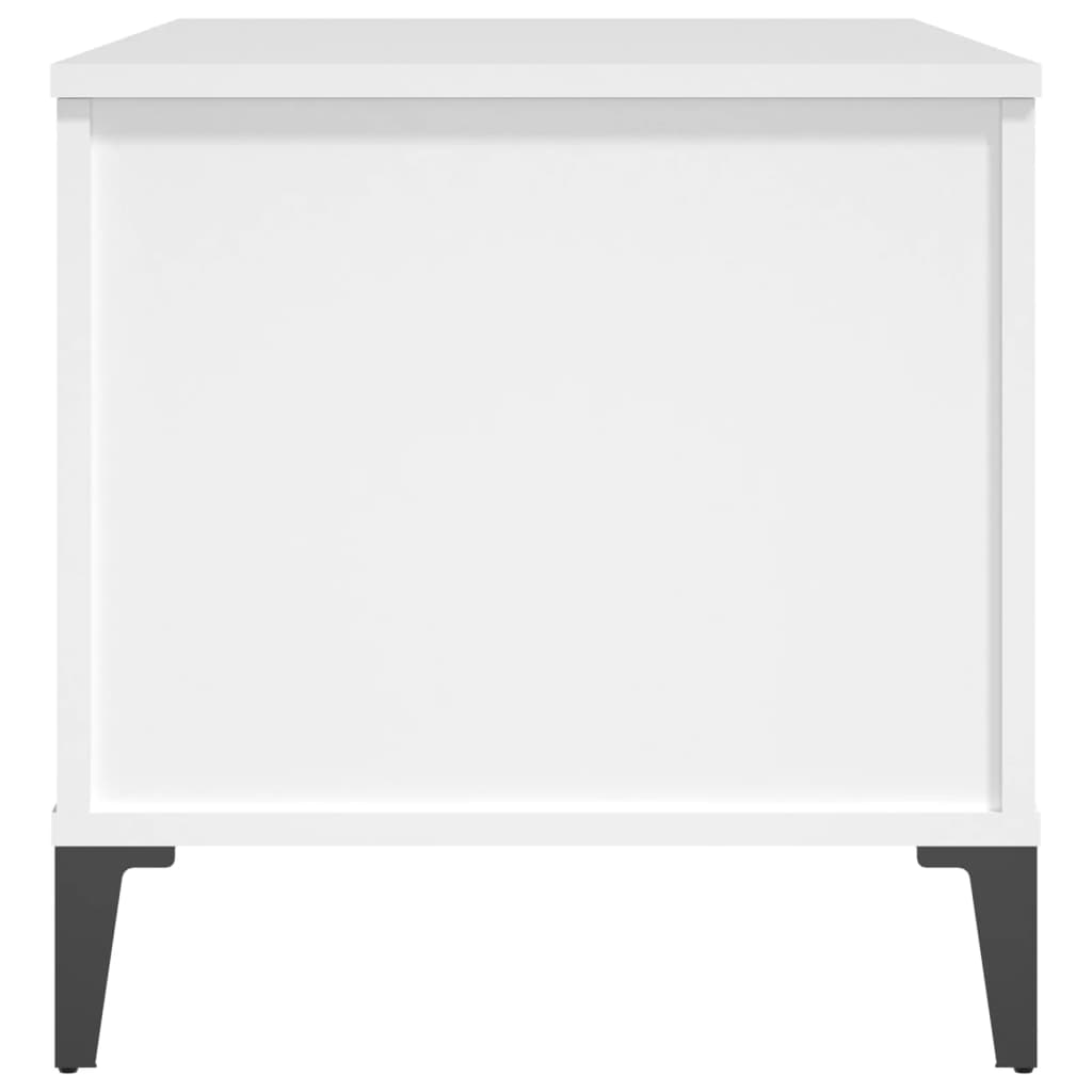 Couchtisch Weiß 90x44,5x45 cm Holzwerkstoff