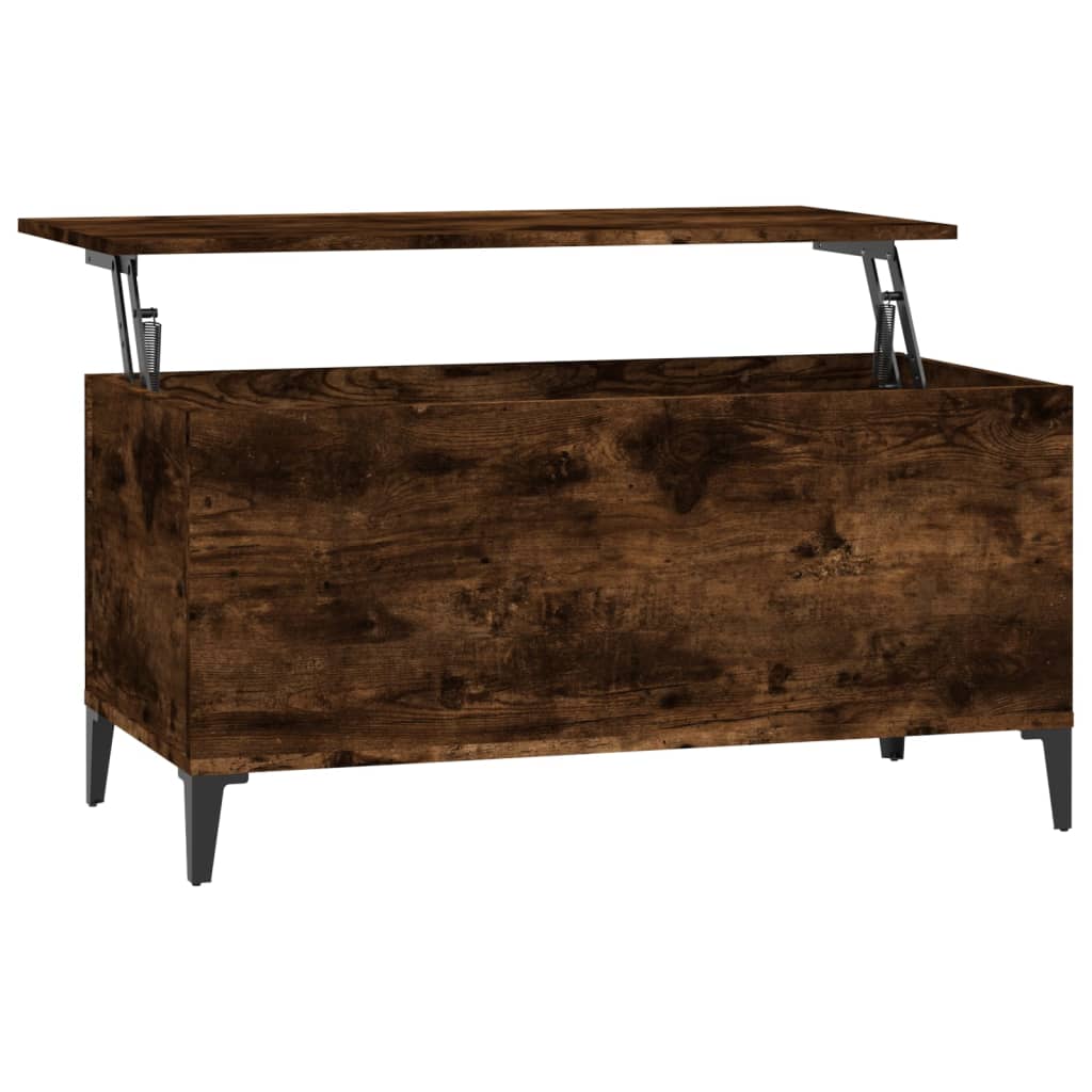Couchtisch Räuchereiche 90x44,5x45 cm Holzwerkstoff - Pazzar.ch