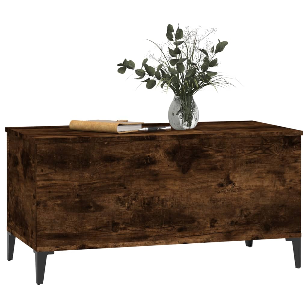 Couchtisch Räuchereiche 90x44,5x45 cm Holzwerkstoff - Pazzar.ch