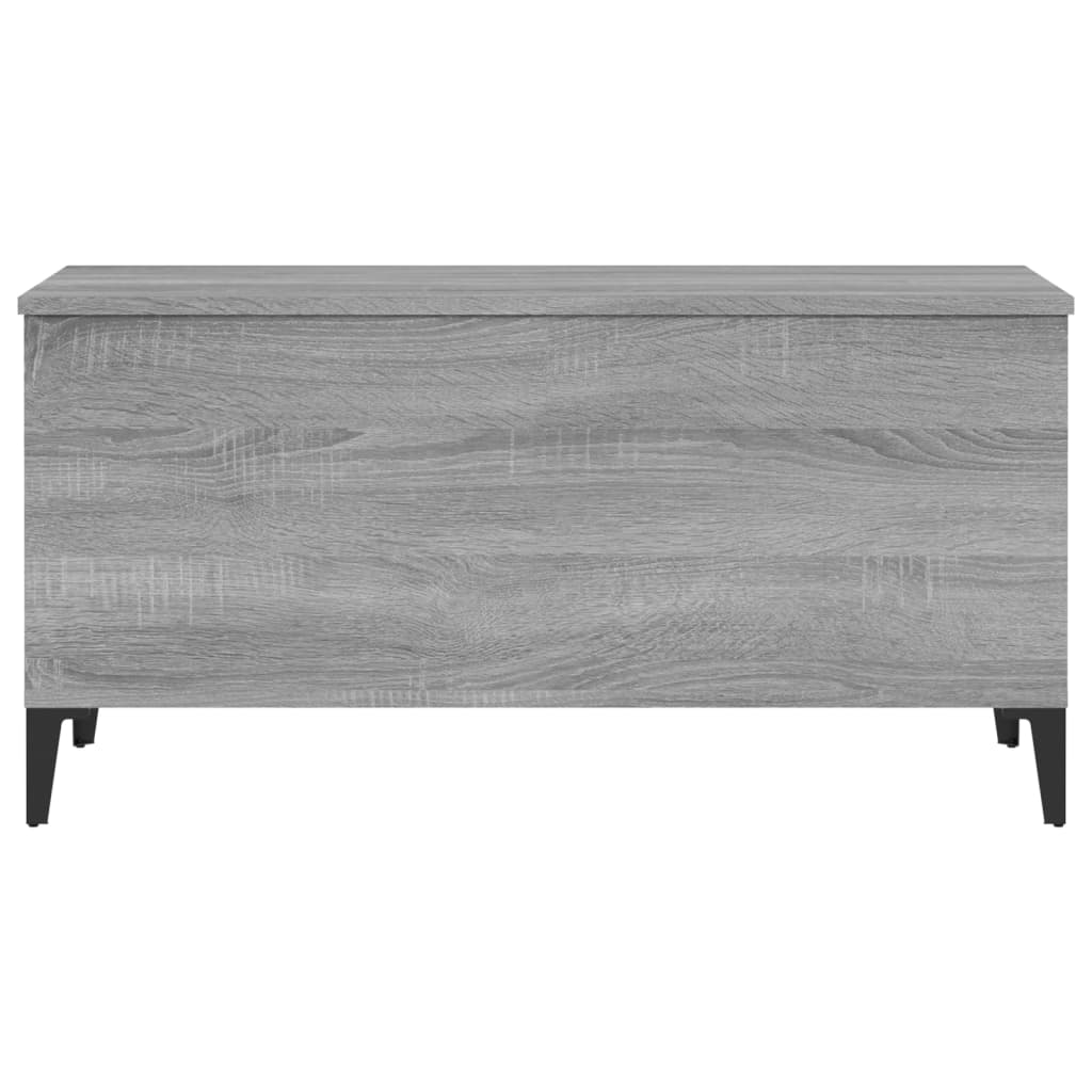 Couchtisch Grau Sonoma 90x44,5x45 cm Holzwerkstoff - Pazzar.ch