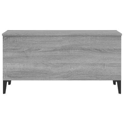 Couchtisch Grau Sonoma 90x44,5x45 cm Holzwerkstoff - Pazzar.ch