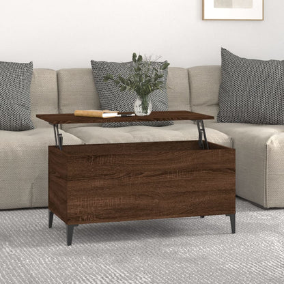 Couchtisch Braun Eichen-Optik 90x44,5x45 cm Holzwerkstoff - Pazzar.ch
