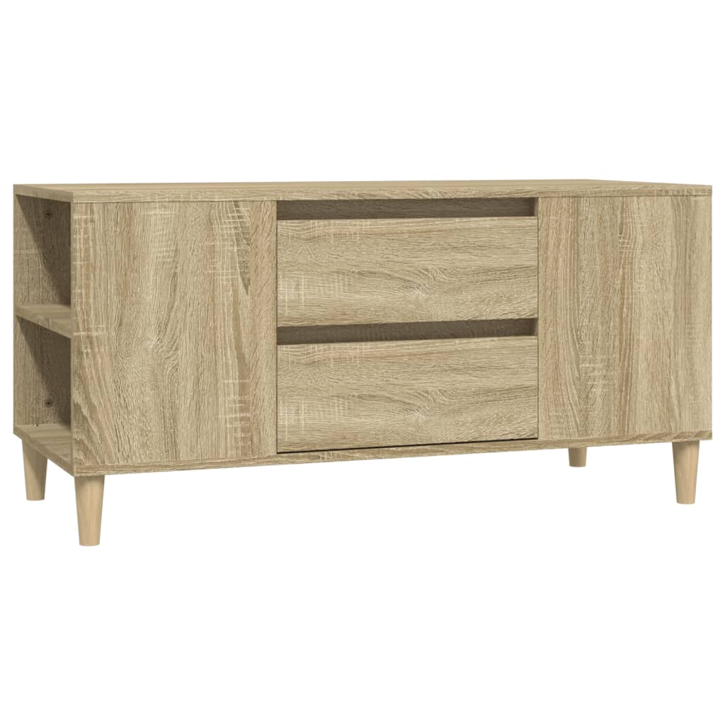 TV-Schrank Sonoma-Eiche 102x44,5x50 cm Holzwerkstoff - Pazzar.ch