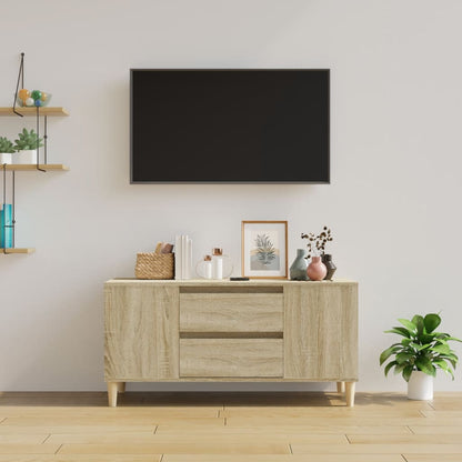 TV-Schrank Sonoma-Eiche 102x44,5x50 cm Holzwerkstoff - Pazzar.ch