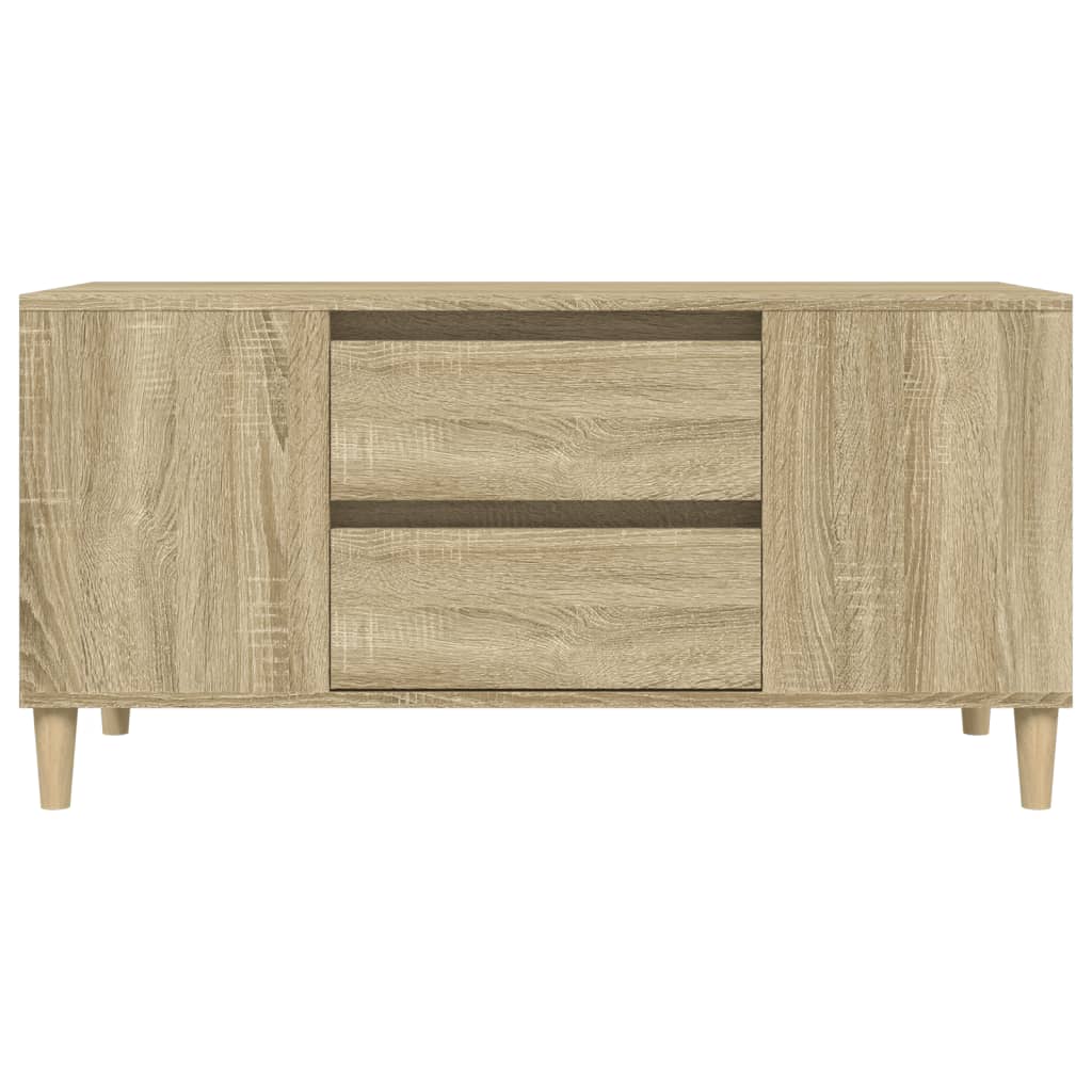 TV-Schrank Sonoma-Eiche 102x44,5x50 cm Holzwerkstoff - Pazzar.ch