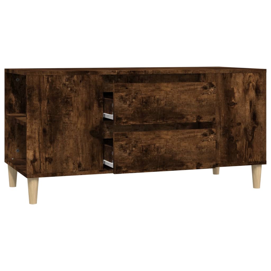 TV-Schrank Räuchereiche 102x44,5x50 cm Holzwerkstoff - Pazzar.ch