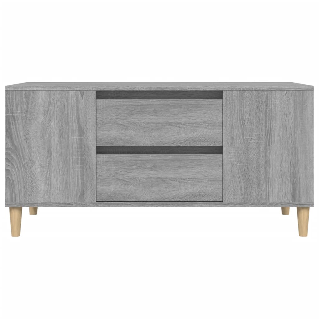 TV-Schrank Grau Sonoma 102x44,5x50 cm Holzwerkstoff - Pazzar.ch