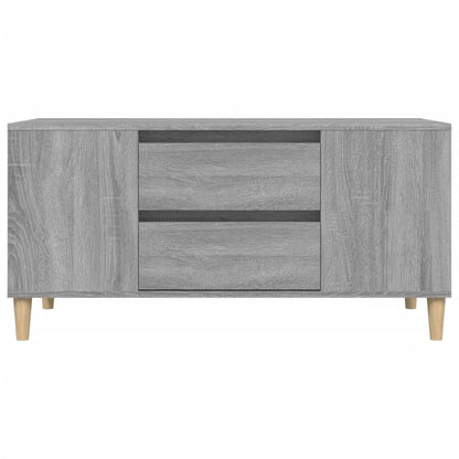 TV-Schrank Grau Sonoma 102x44,5x50 cm Holzwerkstoff - Pazzar.ch