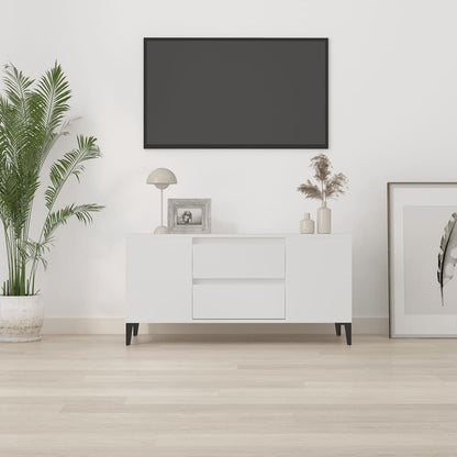 TV-Schrank Weiß 102x44,5x50 cm Holzwerkstoff - Pazzar.ch