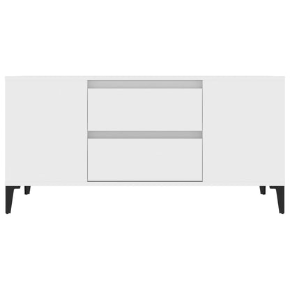 TV-Schrank Weiß 102x44,5x50 cm Holzwerkstoff - Pazzar.ch