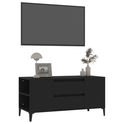 TV-Schrank Schwarz 102x44,5x50 cm Holzwerkstoff - Pazzar.ch
