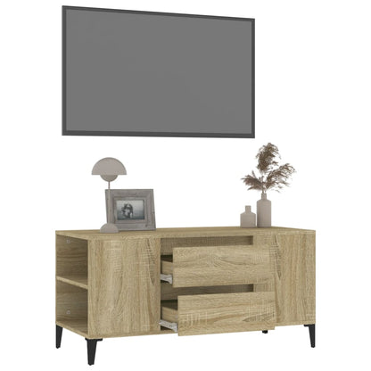 TV-Schrank Sonoma-Eiche 102x44,5x50 cm Holzwerkstoff - Pazzar.ch