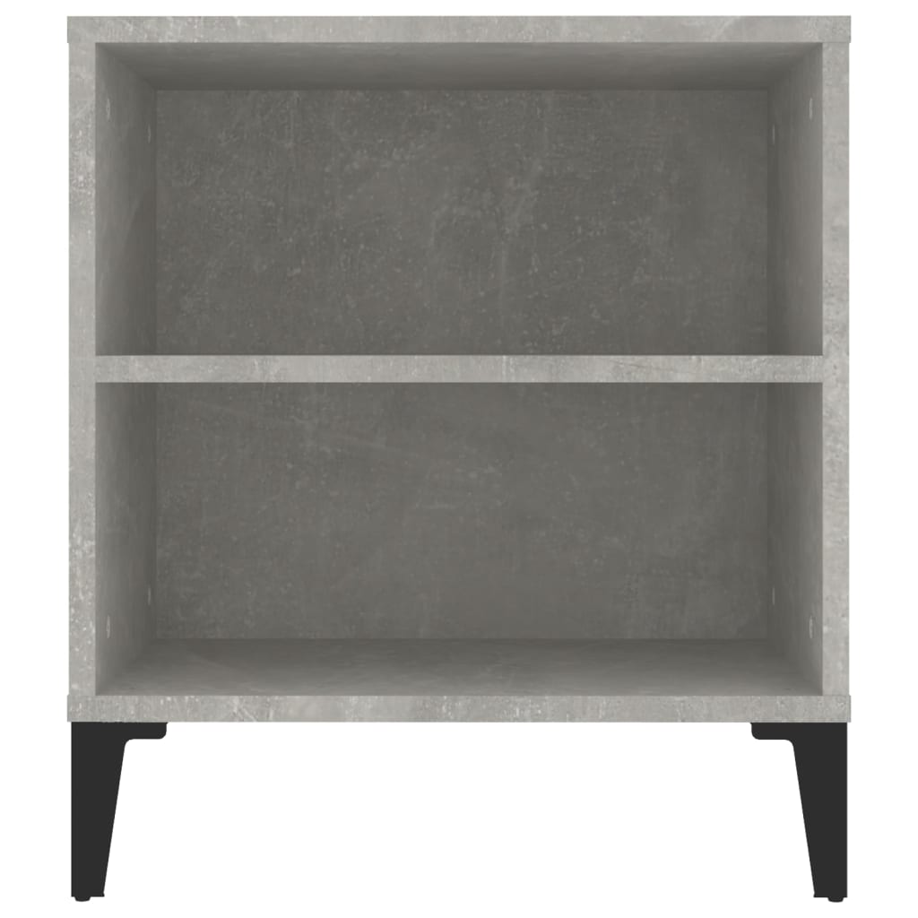 TV-Schrank Betongrau 102x44,5x50 cm Holzwerkstoff - Pazzar.ch